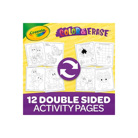 Crayola® Color Erase™ Bluey Activity Pad Michaels